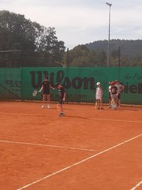 Tennis mit dem HTV und Katja Jakob