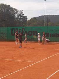 Tennis mit dem HTV und Katja Jakob