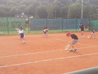 Tennis mit dem HTV und Katja Jakob