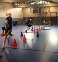 Ninja Parcour mit der EK-Soccerschool